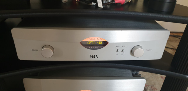  YBA Passion PRE550 MkII Preamplifier & Passion  A650 Power Amplifier