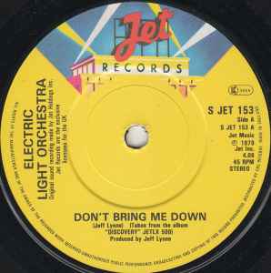 Electric Light Orchestra - Don't Bring Me Down album cover